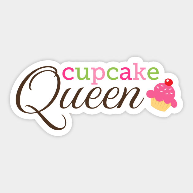 Cupcake queen Sticker by Mhea